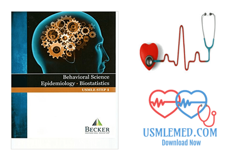 BECKER USMLE Step 1 Behavioral Science Epidemiology Biostatistics PDF Free Download