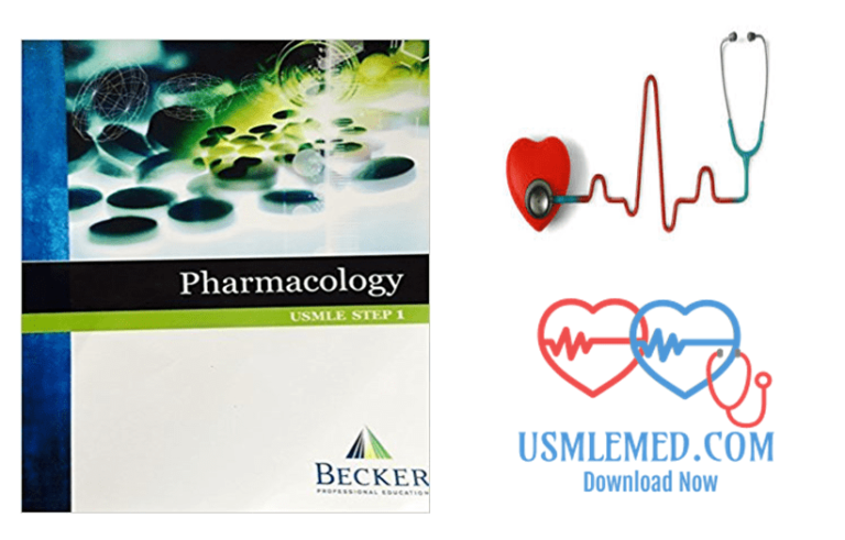 BECKER USMLE Step 1 Pharmacology PDF Free Download