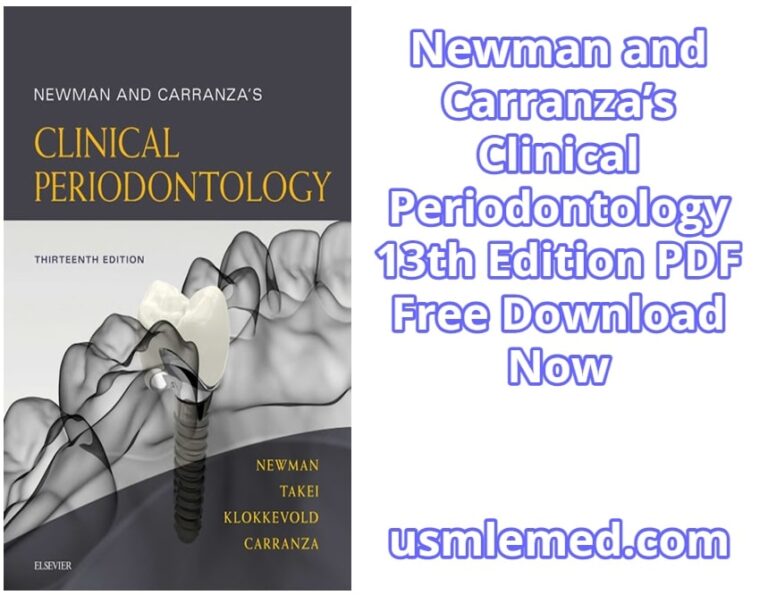 Newman and Carranza’s Clinical Periodontology 13th Edition PDF Free Download (Google Drive)