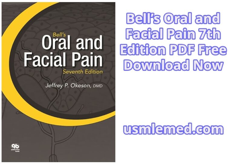 Bell’s Oral and Facial Pain 7th Edition PDF Free Download (Google Drive)