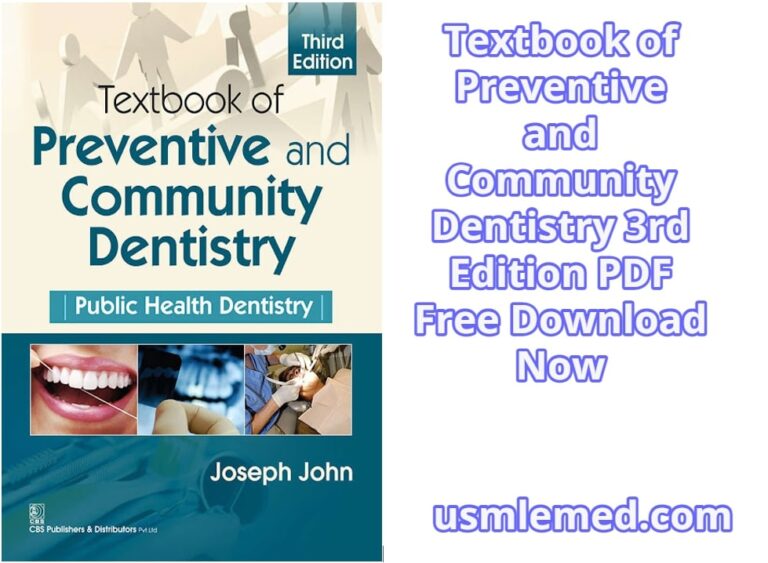 Textbook of Preventive and Community Dentistry 3rd Edition PDF Free Download (Google Drive)