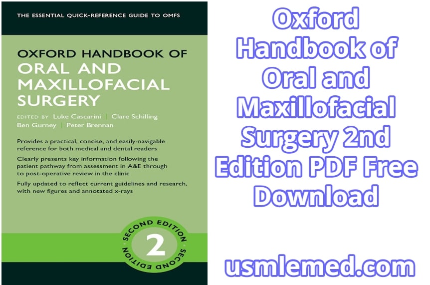 Oxford Handbook of Oral and Maxillofacial Surgery 2nd Edition PDF Free Download