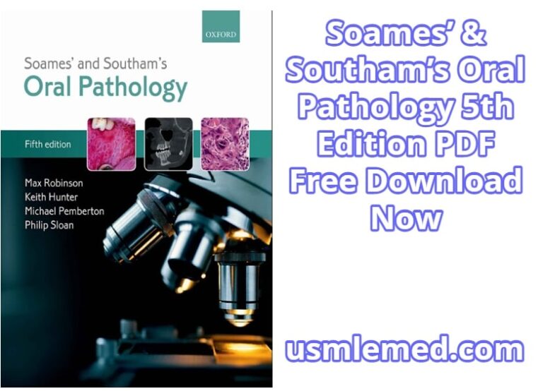 Soames’ and Southam’s Oral Pathology 5th Edition PDF Free Download