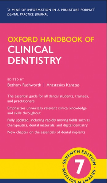 Oxford Handbook of Clinical Dentistry 7th Edition PDF Free Download (Direct Link)