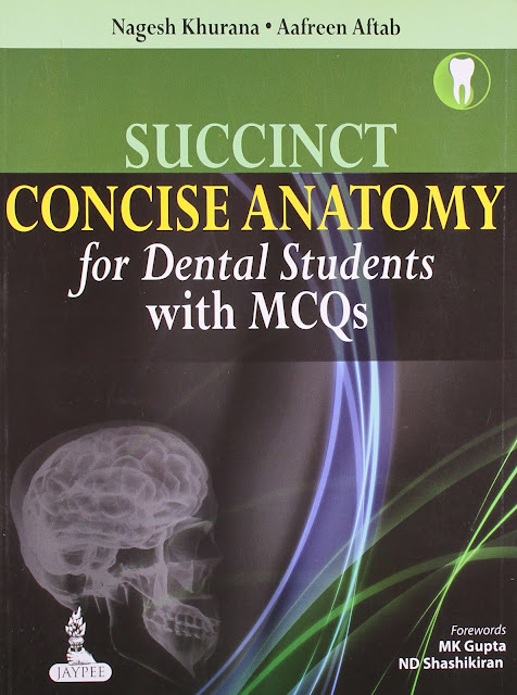 Succinct Concise Anatomy for Dental Students with MCQs PDF Free Download (Direct Link)