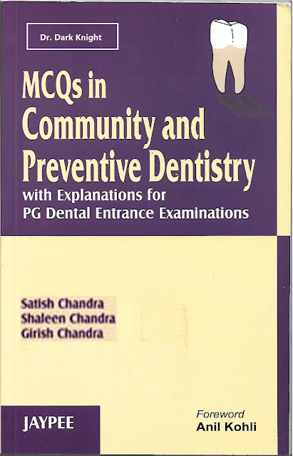 MCQs in Community and Preventive Dentistry PDF Free Download (Direct Link)