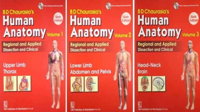 BD Chaurasia Human Anatomy PDF