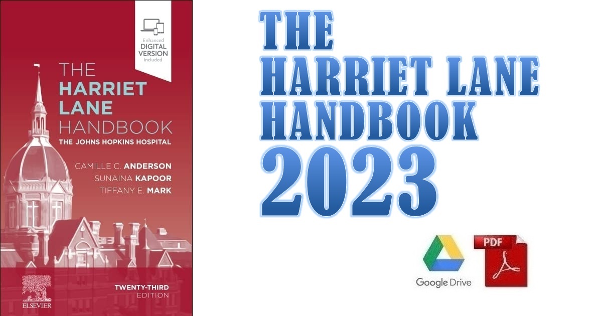 The Harriet Lane Handbook The Johns Hopkins Hospital 2023 PDF Free Download [Direct Link]